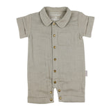 L'oved Baby Organic Muslin coverall Fawn