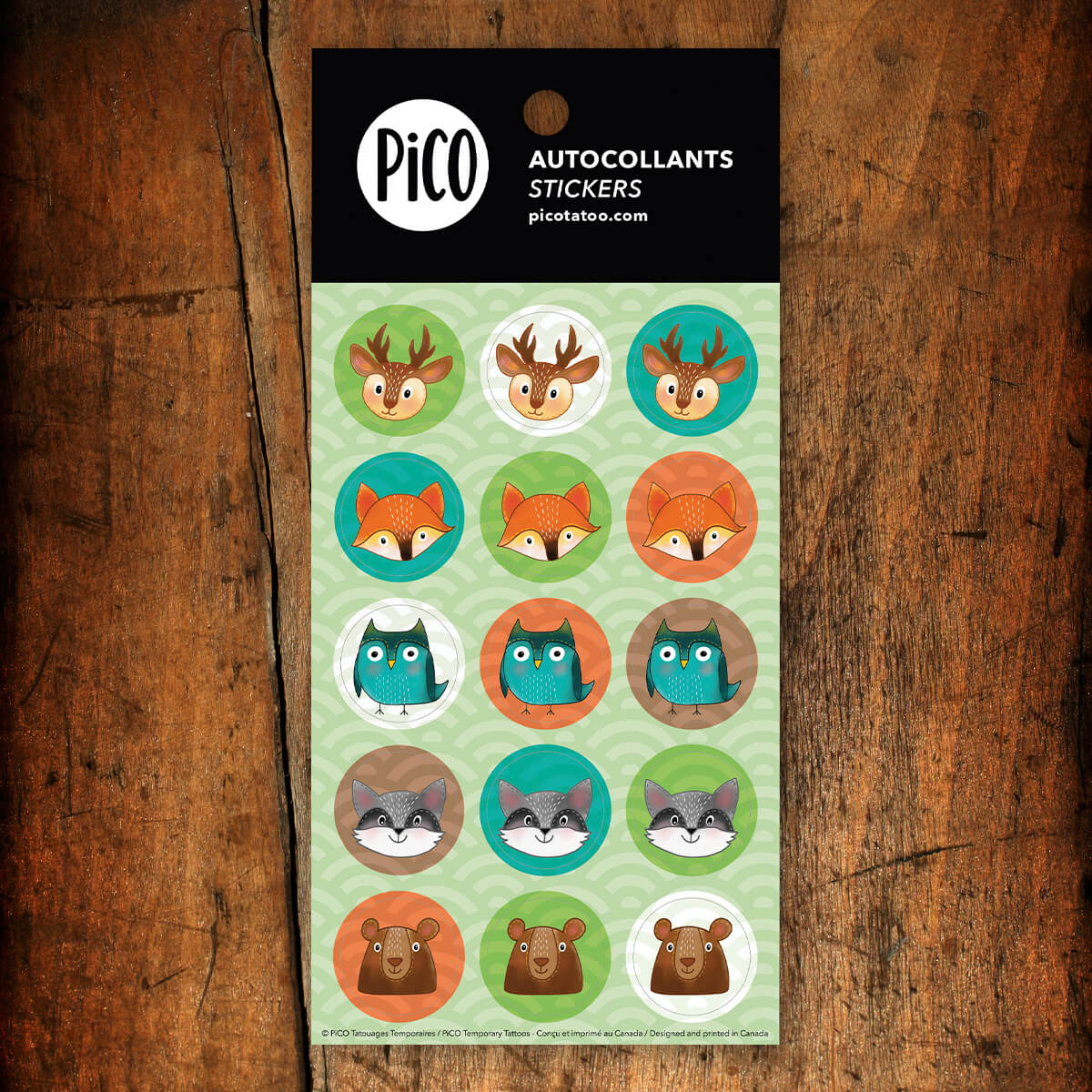 Pico Stickers - The Forest Animals – Klubhouse for Kids