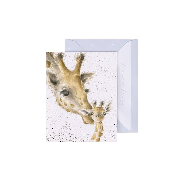 Gift Enclosure Card - First Kiss Giraffe