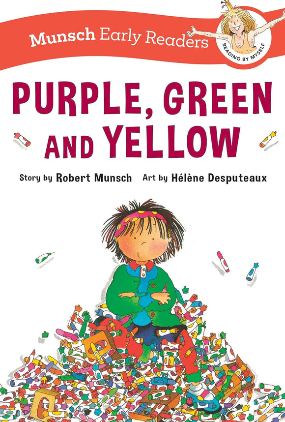 Purple, Green and Yellow Munsch Early Reader