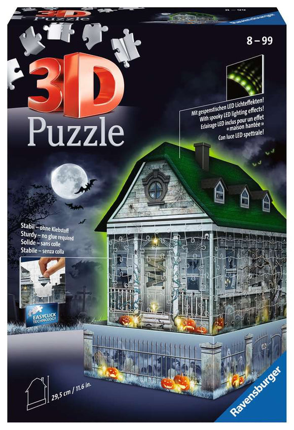 Ravensburger 216pc 3D Puzzle 11548 RNA Haunted House