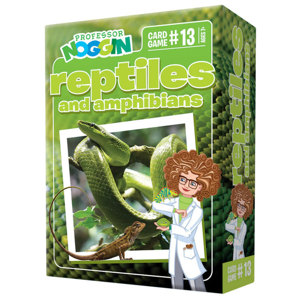 Professor Noggin's Card Game 11413 Reptiles and Amphibians