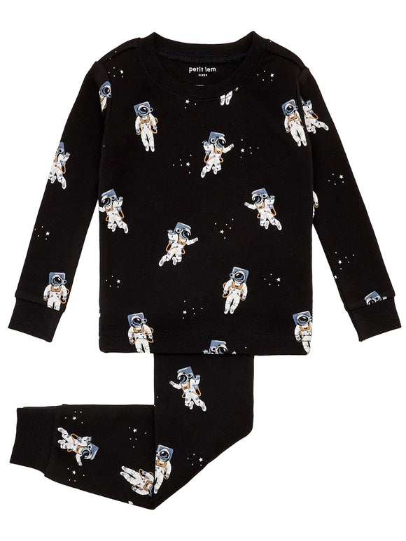 Petit Lem 2pc Pajamas Astronaut, Kids'