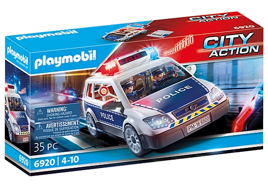 Playmobil 6920 City Action Squad Car w/Lights & Sound