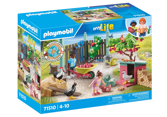 Playmobil 71510 My Life Little Chicken Farm in the Tiny House Garden