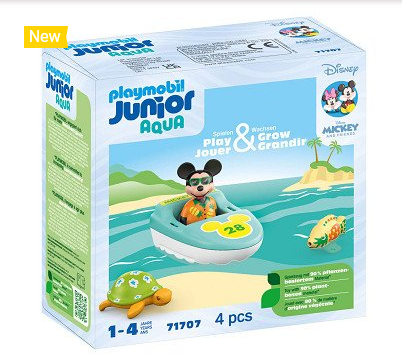 Playmobil Junior Aqua 71707 Disney: Mickey Mouse's Beach Trip