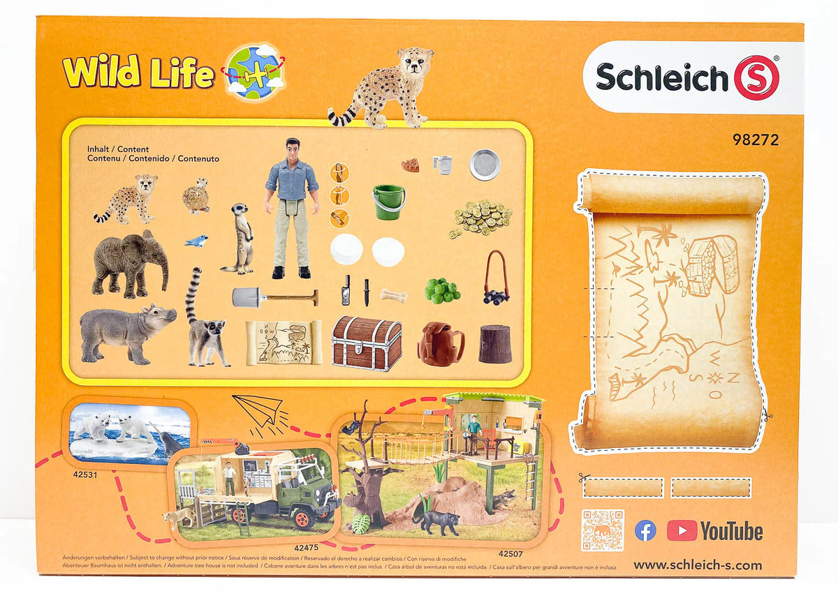Schleich 98272 Advent Calendar Wild Life – Klubhouse for Kids