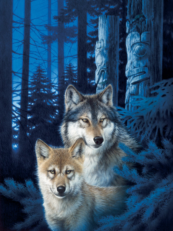 Cobble Hill 1000pc Puzzle 80163 Wolf Canyon