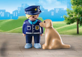 Playmobil 123, 70408 Police Officer with Dog *