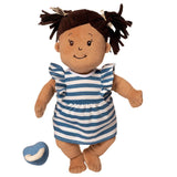 Manhattan Baby Stella Beige Doll with Brown Pigtails
