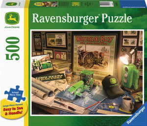 Ravensburger 500pc Large Format Puzzle 16838 John Deere Work Desk