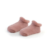 Kushies 2pk Baby socks Blush Solid/Stars