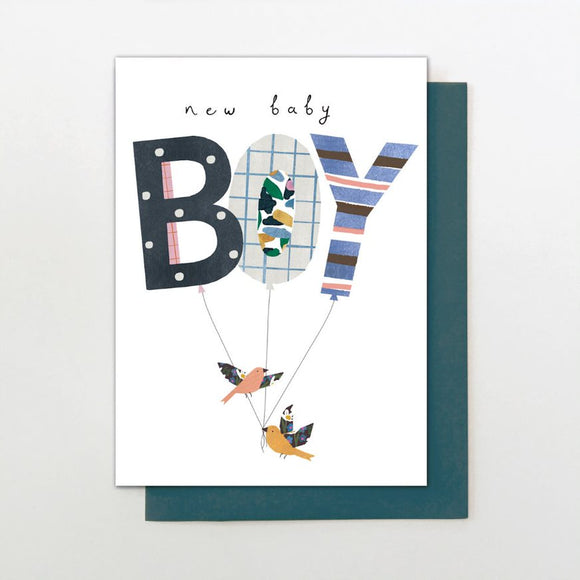Baby Card Boy Birds