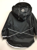 Calikids Fleece-lined Rain Jacket Black