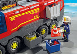 Playmobil 5337 City Action Fire Dept Airport Fire Engine with Lights and Sound