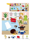 Kumon Vocabulary Sticker Book Around Town 2 & Up