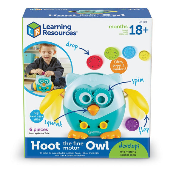 Learning Resources 9045 Hoot the Fine Motor Owl