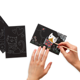 Ooly Scratch & Scribble Mini Scratch Art Kit Cutie Cats