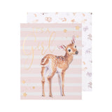 Baby Card Deer "Loved Deerly"