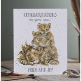 Baby Card Lions "Pride and Joy"