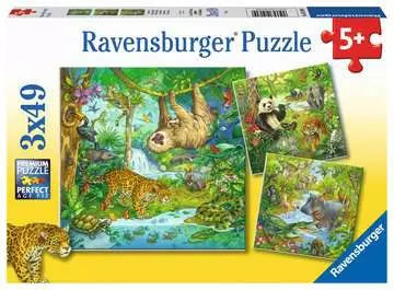 Ravensburger 3x49pc Puzzle 05180 Jungle Fun