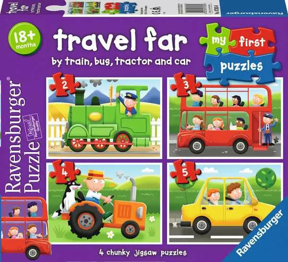 Ravensburger 2,3,4,5pc My First Puzzle 07303 Travel Far