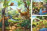 Ravensburger 3x49pc Puzzle 09265 Forest/Zoo/Domestic Animals