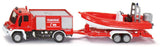 siku Unimog Fire Engine with Boat