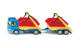siku Truck with Skip and Trailer