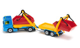 siku 1695 Truck with Skip and Trailer