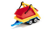 siku 1695 Truck with Skip and Trailer