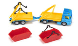 siku 1695 Truck with Skip and Trailer