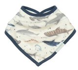 Loulou Lollipop Bandana Bib Set - Sharks