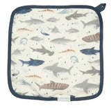 Loulou Lollipop Washcloth 3pc - Sharks
