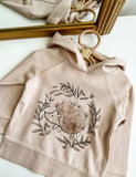L'oved Baby FINAL SALE Printed Raglan Hoodie Prickles