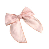 Lox Lion FINAL SALE Big Hair Bow on Clip Pink