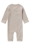 Noppies Playsuit Jersey Rib Nevis Taupe