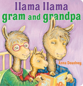 Llama Llama Gram and Grandpa Board Book