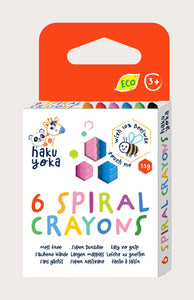 Avenir Haku Yoka 6 Spiral Crayons