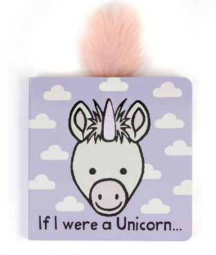 Jellycat If I Were a Unicorn Board Book Purple
