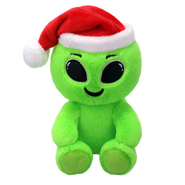 Ty COMET the Green Alien with Santa Hat