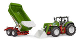 Bruder 03452 Roadmax Tractor with Frontloader and Rear Tipper