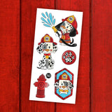 Pico Tattoos -  Pico the Firefighter Dog 424
