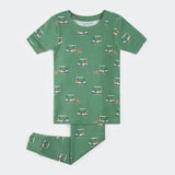 Petit Lem 2pc Pajama Set S/S Golf Carts on Spruce