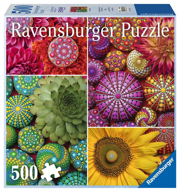 Ravensburger 500pc Puzzle 80688 Mandala Blooms