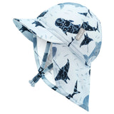 Jan & Jul Sun Soft UV Baby Cap Whale Play
