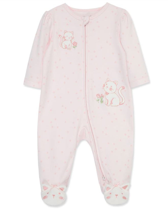 Little Me Preemie Sleeper Sweet Kitties