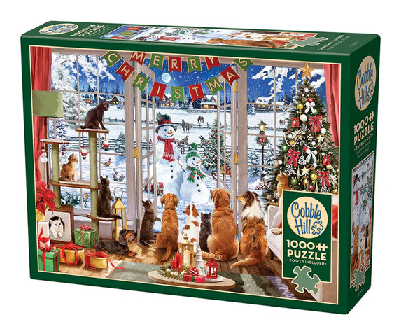 Cobble Hill 1000pc Puzzle 40345 Christmas Visitors