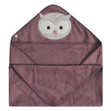 Perlimpinpin Baby Hooded Towel Owl