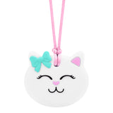 Munchables Chew Pendant Cat White